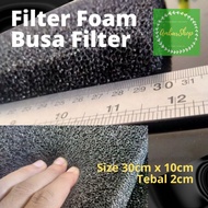Foam foam foam media filter Water filter 30cm x 10cm x 2cm Aquarium aquascape