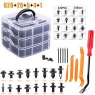 635/set Klip Mobil Pengikat Pintu Trim Bumper Rivet Retainer Cocok Untuk Fender Fasteners Clip