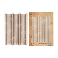 Corrugated non-stick Baguette tray