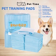 （Pet Time）Pet Training Pads Disposable Pee Pad Diaper Singapore Ready Stock Pet Supplies