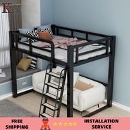 KANG Iron Frame Bed Bunk Bed Modern Bedroom Bunk Bed Kids Room Bunk Bed