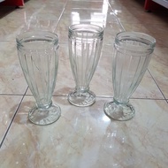 Gelas kaca juice/Gelas kaca kaki (tanpa kotak)