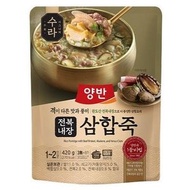 東遠 - 韓國 牛肉、鮑魚、花甲粥 三鮮粥 420g 即食粥 #新舊包裝隨機發貨 平行進口 삼합죽 此日期或之前食用：2026年07月09日 或以後