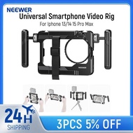NEEWER Universal Smartphone Video Rig with Handles 67mm Filter Adapter Phone Cage for iPhone 14 13 1