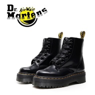 Dr. Martens รองเท้ารองเท้ามาร์ตินผู้หญิง6รูรองเท้าบูท Martin มอลลี่ผ้าไหม