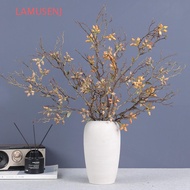LAMUSENJ Artificial Plant Dead Branch, Plastic Handmade Eucalyptus Fruit Branch, Faux Plant Lifelike