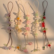 Spring floral theme phone strap