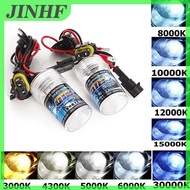 JINHF 1x35W Xenon HID ánh sáng H1 H3 H4 H7 H11 9005 HB3 9006 AC 12V bóng đèn chùm đơn