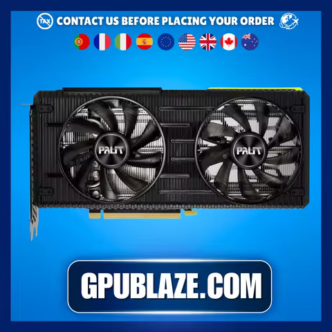 USED Palit 3060ti NVIDIA RTX GAMING GPU - 8GB - GDDR6 - Used