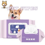 Pet Wipes Dog Wipes Cat Wipes Pet Dog Cleaning Grooming Wipes for Cat Puppy