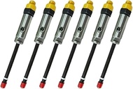 6 Pack Fuel Injector Pencil Nozzle 7W-7032 7W7032 0R3424, 0R1747 Fit Compatible For Caterpillar 8A D
