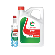 [HÀNG CHÍNH HÃNG] Dầu Nhớt Tổng Hợp ÔTô Castrol GTX 15W40 API SN/CF 4L  - Mẫu Mới