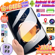 🔥SG Stock+Free 24 Gift🔥2024 New Upgrade P70 11.8 inch Snapdragon888Plus+ Android 14 Tablet 16+640GB SIM+Dual 4G/5G/LTE/WIFI Bluetooth5.4 23000mAh Battery 4000W  Google Wps Excel Youtube Game Tab 平板电脑