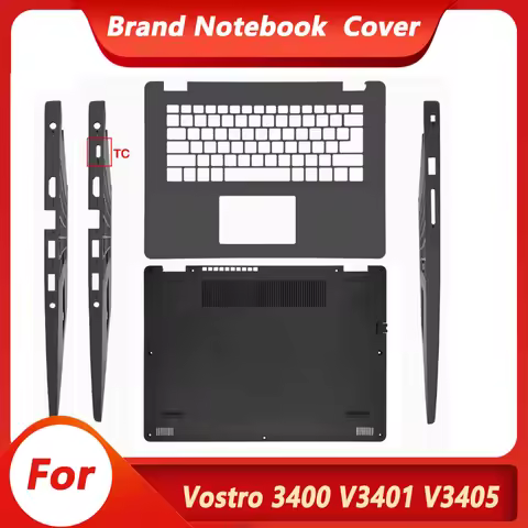 NEW Original Vostro 3400 Laptop Keyboard Palmrest Upper Top Cover Lower Bottom Case For Vostro 3400 