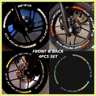 □ ▗ ▯ Honda click 125i v3 v2 mags decals rim sticker for motorcycle