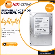 Hikvision 2TB SATA Internal Surveillance Hard Disk CCTV DVR NVR Recorder use 5400RPM DS20HKVS-VX1