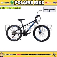 SEPEDA GUNUNG MTB VELION UKURAN 24"/26" INCH OPERAN SHIMANO 3X7 SPEED