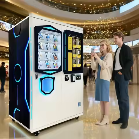 Fully Automatic Phone Case Vending Machine Customized for DIY Printing and Instant Customization