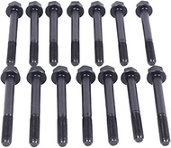 YIHETOP 14PCS Cylinder Head Bolt 119515-01200 Compatible for Yanmar Engine 2YM15 3YM20 3TNV70 3TNM72