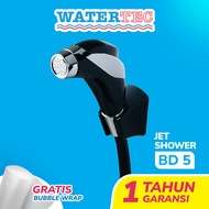 Watertec Vitus Jet Shower Cebok Toilet Washer Bidet Polymer 1/2" (BD5 BLC) - Black