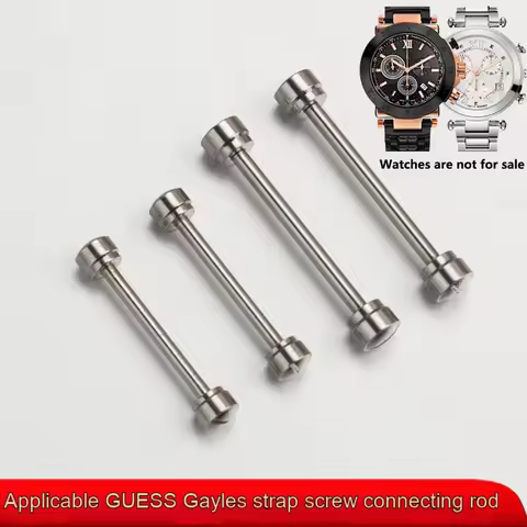 Connecting rod accessories for Guess Gales watches with recessed watch straps, screw rods, stainless