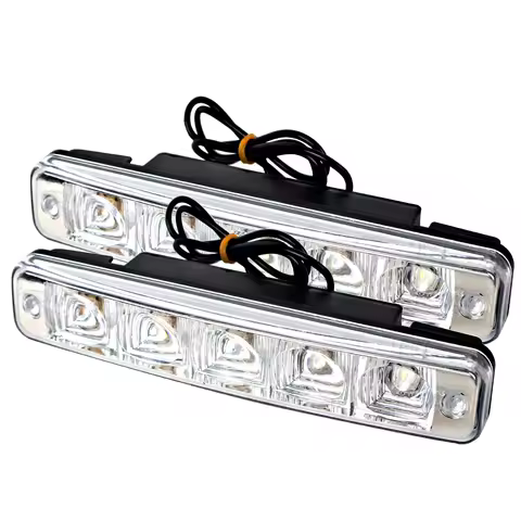 DRL Daytime Running Light Car Lights Car Styling 5 LEDs Universal Daylight