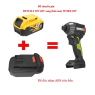 DEWALT 18V 20v and 60v battery conversion base to WORX 20V body