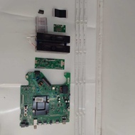 HISENSE 43E6N 43" TV MAIN BOARD, TCON, WIFI CARD, RIBBON CARD, BACKLIGHT AND SPEAKER