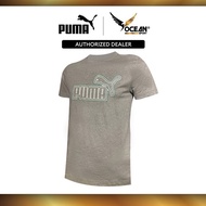 Puma BT SS23 Men's Cotton Puma White Line T-Shirt (Gray) 68053903
