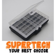 10 slot AAA AA cover 14500 Cases Storage Container Holder Hard Plastic Battery Casing box 10440 1.5v