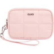 CLUCI Puffer Wristlet Wallet for Women Large Capacity 3 Zipper Purse Nylon Quilted Clutch Purse for 