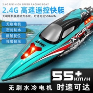HJ816 High-Speed Remote Control Boat Water Waterproof Speedboat Overboat Reset Navigation Model Chil