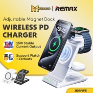 REMAX Wireless Magnetic 3-In-1 Phone Smartwatch PD Charger Magnet Charging Pad Dock Station MDRPW81