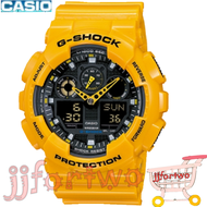 นาฬิกาข้อมือCasio G-Shock รุ่น GA-100A-9ADR (Bumblebee Limited Edition) สายเรซิ่น สีเหลือง(ไม่มีกล่อง) No box