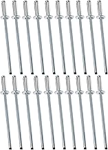 AERZETIX - C48090 - Set of 20 standard blind rivets Ø2.4x8 mm aluminium/steel - DIN 7337 A - rod bre