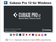 Cubase Pro 12 พร้อมปลั๊กอิน สำหรับ Windows โปรแกรมทำเพลง แต่งเสียง มิกซ์เสียง