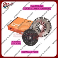 NISSAN NAVARA D40 DOUBLE LAYER FLYWHEEL 6SPEED CLUTCH KIT SET (AUTOPLUS)(TANCHONG) ORIGINAL COVER+DI