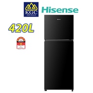 Hisense 420L 2 Door Inverter Fridge Top Mount Freezer Refrigerator RT439N4ABN1