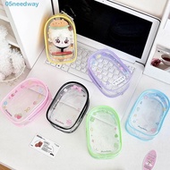 NEEDWAY 10cm Transparent Doll Bag, Cartoon Design Clear Doll Storage Bag, Dolls Walking Bag Display 