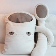 織布云麻麻原創設計抱枕靠墊沙發客廳臥室床頭靠枕杯勺夾腿枕裝飾