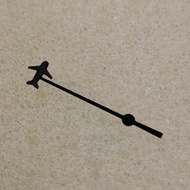 Phim Hoạt Hình mô hình máy bay Thứ Hai Tay 12.5Mm C3 Màu Xanh Lá Cây đồng hồ dạ quang Tay Thứ Hai Ki