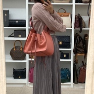 LOEWE 經典 Hammock 吊床包 中款 抽繩設計 2WAY 粉紅色 肩背包 - 編號 01484