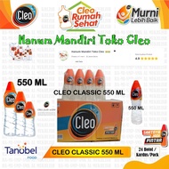 Air Cleo Classic 550 ml kerucut Lancip 24 Botol Dus