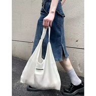 【TENERA】芭蕾單肩包-珍珠白 溫柔風格再生環保袋 肩背包