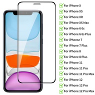 2PC Tempered Glass Screen Protector For iPhone 12 Pro Max 11 Pro Max iPhone 7Plus 8Plus 6 6s Plus 7 8 SE 2020 Transparent Screen Protector