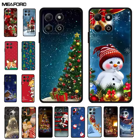 Christmas Case For For Honor X6B / X6A / X9A Case X8B X8A X8 X9B X9A X9 5G 4G Lovely Soft TPU Silico