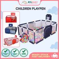 Kids Baby Children Safety Playpen Play Fence Stainless Steel Rectangle Square Hexagon Play Yard Indo