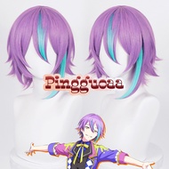 f Anime Project SEKAI COLORFUL STAGE! Kamishiro Rui Cosplay Wig 35cm Mixed Color Wigs Heat Resistant