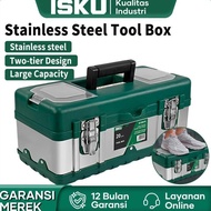 Isku Tool Box Large 20 Inch Tool Box Stainless Steel Material Durable Tool Box Toolbox