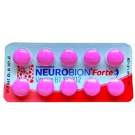 PUTIH Neurobion (white) and Neurobion Forte (Pink) Per Sheet contains 10 tablets